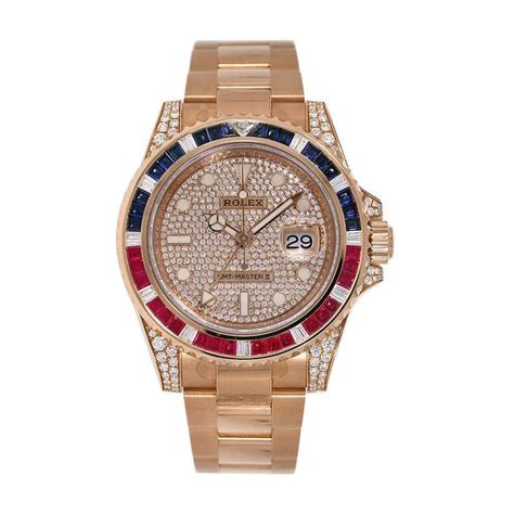 rolex pepsi gold mesh band|rolex pepsi bezel watch.